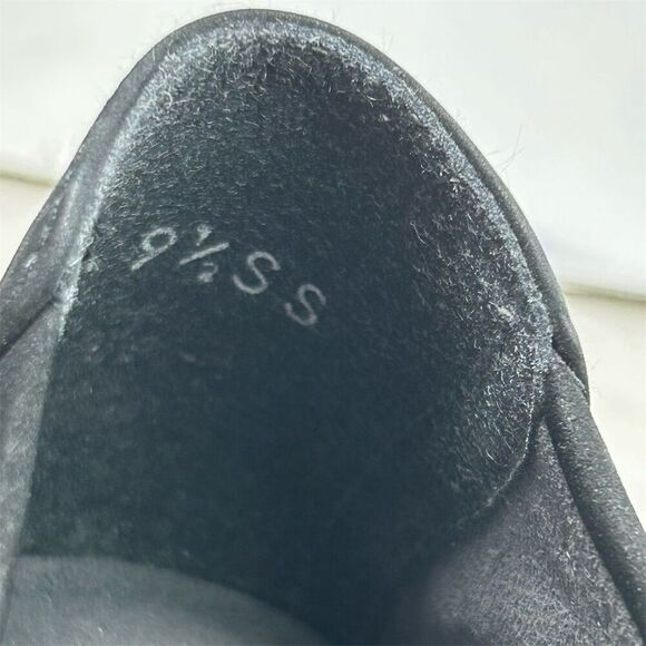 Stuart Weitzman Women's Black Woven Slip-On Loafers Size 9.5 SS (Super Slim) - Picture 12 of 12